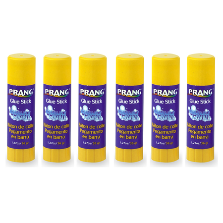 Prang Washable Glue Stick, 1.27 oz, PK6 15371